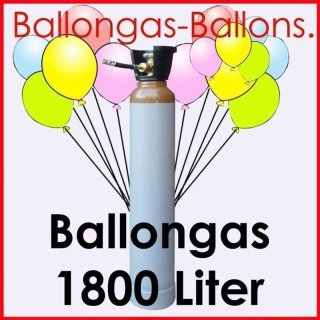 Ballongas 1800 Liter - nur Füllung in Pfandflasche - 1 Monat kostenlos nutzen danach 5? im Monat Nutzungsgebühr