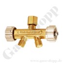 Abzweigventil Argon CO2 Stickstoff G 1/4" ohne...