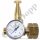 Propan Druckminderer Kleindruckregler Mini  0,5 - 4 bar 0 - 6 kg/h mit Manometer / Kombinationsanschluss G.5 - KAYSER 44310