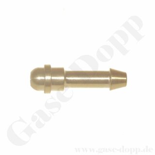 Schlauchtülle M10 - Tüllen AD Ø 6 mm + 7 mm - Empfehlung für Schlauch ID Ø 5 mm / 6 mm - Länge 28 mm - Messing