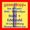 MAG Schweißgas - 10 L Füllung - Stahl und...