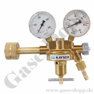 Formiergas Wasserstoff Druckminderer 300 bar 0 - 50 l/min - KAYSER 12707