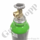 Druckluftflasche 10 Liter 300 bar Druckluft / Pressluft - neu und gefüllt - EU - TÜV bis 2031 (Stand 2021)