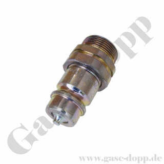 Schnellverschlusskupplung Steckkupplung SVK Stecker - Baugröße BG3 - Anschluss M26x1,5 AG L18 - Stecker ADØ 23,8 mm - 315 bar - Stahl verzinkt
