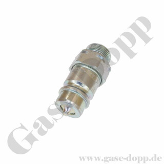 Schnellverschlusskupplung Steckkupplung SVK Stecker - Baugröße BG3 - Anschluss M22x1,5 AG L15 - Stecker ADØ 23,8 mm - 315 bar - Stahl verzinkt