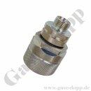 Hydraulik Schraubkupplung SK Stecker BG 3 - Anschluss M18x1,5 AG L12 - BG3 - Stahl verzinkt