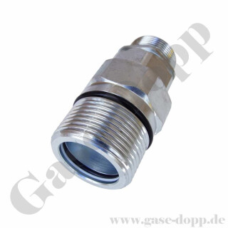 Hydraulik Schraubkupplung SK Muffe BG 6 - Anschluss M36x2 AG S25 - BG6 - Stahl verzinkt