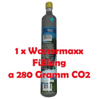 Wasser Maxx Soda Club Sodastream - 1 Füllung a 280 g CO2 E290 Kohlendioxid