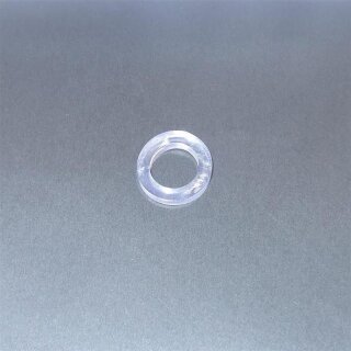 Dichtung Dichtscheibe 20,0 x 13,0 x 3,0 mm PVC glasklar lebensmittelbeständig - u.a. 5/8" Anschluss Bier Getränkeanschluss