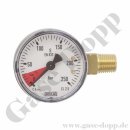 Manometer Ø 50 mm 0 - 250 bar - roter Bereich 0 -...