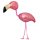 Flamingo Airwalker Folienballon