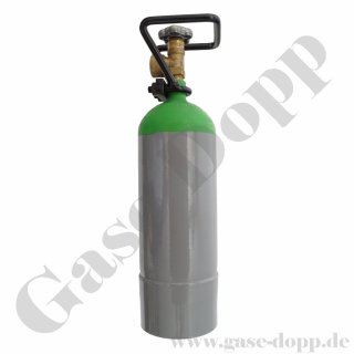 Druckluftflasche 2 Liter 200 bar Druckluft / Pressluft - neu und gefüllt - TÜV bis 2031 (Stand 2021)