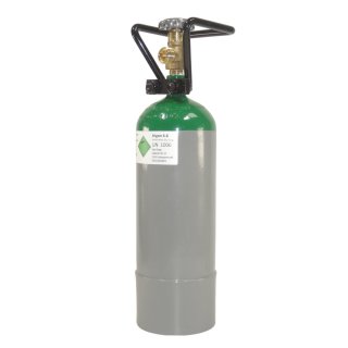 Argon 4.6 - 2 Liter 200 bar Flasche neu + gefüllt - TÜV bis 2030 (Stand 2020)