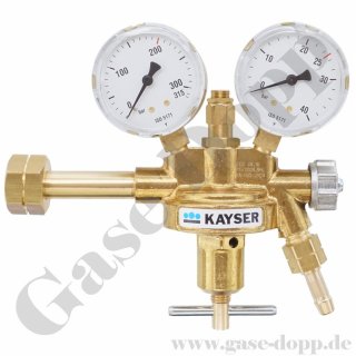Wasserstoff Formiergas Druckminderer 200 bar / 0 - 25 bar - KAYSER 14571N