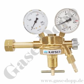 Formiergas Wasserstoff Druckminderer 200 bar / 0 - 50 l/min - KAYSER 14701N