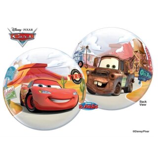 Cars Bubbles - glasklarer Folienballon - Luftballon