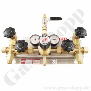 Entspannungsstation Druckregelstation MM70-2 - Sauerstoff Inertgas Stickstoff Argon Helium - 300 bar bis 40 bar regelbar - max.Leistung: 80 m³/h - GCE 0768143 - nicht mehr lieferbar - Nachfolger Art.Nr. 27774