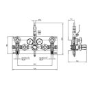 Entspannungsstation Druckregelstation MM70-2 - Sauerstoff Inertgas Stickstoff Argon Helium - 300 bar bis 40 bar regelbar - max.Leistung: 80 m³/h - GCE 0768143 - nicht mehr lieferbar - Nachfolger Art.Nr. 27774