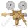 Flaschendruckminderer Stickstoff Italien UNI 4409 / UNI5 - 200 bar 1-stufig bis 10 bar regelbar - Anschluss W21,7x1/14" AG UNI 4409 / UNI5 - Ausgang G 1/4" AG - Messing 4.6 - HERCULES CK1301I