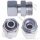 Adapter M14x1,5 AG x M14x1,5 IG vormontiert - L8 - IG ÜM mit Dichtkegel mit O-Ring x AG mit Dichtkegel - 315 bar - Stahl