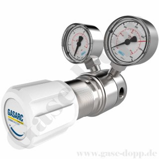 Reinstgasdruckminderer 6.0 200 / 300 bar - bis 200 bar regelbar - 1-stufig - FKM - Edelstahl - GASARC CHEM MASTER SGS621