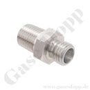 Einschraubverschraubung - RVS 10 mm x 1/4" NPT AG - S10 Schneidringverschraubung Rohrverschraubung - 630 bar - Edelstahl