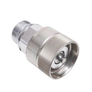 Hydraulik Schraubkupplung SK Stecker BG 6 - Anschluss M36x2 AG S25 - BG6 - Stahl verzinkt