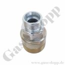 Hydraulik Schraubkupplung SK Stecker BG 6 - Anschluss M36x2 AG S25 - BG6 - Stahl verzinkt
