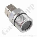 Hydraulik Schraubkupplung SK Muffe BG 6 - Anschluss G 1" IG - BG6 - Stahl verzinkt