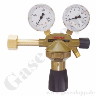 Druckluft Druckminderer 200 Bar / 0 - 10 bar - mit Flaschenanschluss Italien UNI 4410 / UNI6 - W30x1/14" - DIN-CONTROL - ITALIEN ! GCE RHÖNA 00780758 (Sonderartikel)- KEINE RÜCKNAHME