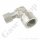 Aufschraubverschraubung RVS 12 mm x G 1/2" IG - Winkel 90° - Winkelaufschraubverschraubung 90° - Übergangsstück 12 mm Rohr auf G 1/2" IG flachdichtend - Schneidringverschraubung Rohrverschraubung - Stahl verzinkt