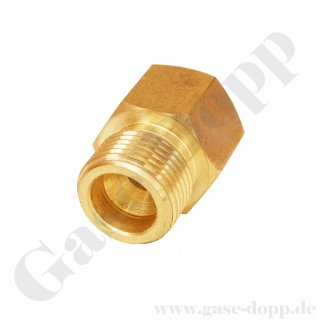 Adapter G 5/8" AG x W21,8x1/14" IG - Messing