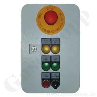 Umschaltbox digital zur Steuerung der Magnetventile mit Signalen der Kontaktmanometer - zur automatischen Umschaltung der Gasversorgung