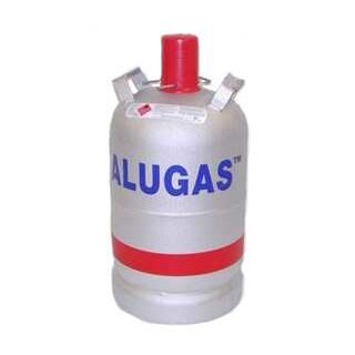 Alugas Flasche 11 kg - leer - gebrauchte Tauschflasche - TÜV min bis 2033 (Stand 2024)