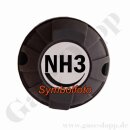 Aufkleber NH3 = Ammoniak für Handrad Beschriftung...