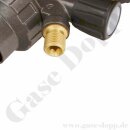 Argon CO2 Stickstoff Druckminderer mit Flowmeter 300 bar / 3 - 30 l/min - Eingang W30x2" DIN 477-5 Nr.54 Ausgang G 1/4" AG - GCE ProControl PC0782987