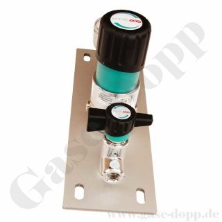 Entnahmedruckminderer - Edelstahl - max. 40 bar / 0,2 - 4,0 bar regelbar - Eingang / Ausgang 10 mm KRV - GCE DRUVA EMD50006