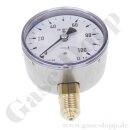 Manometer 0 - 100 mbar - Ø 63 mm -...