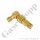 Winkel 90° G 1/4" LH AG x G 1/4" LH AG - 60° konisch dichtend - mehrteilig gedichtet - Messing