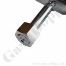 Flaschendruckminderer Sauerstoff synthetische Luft 200 bar 2-stufig bis 3,0 bar regelbar - Anschluss G 3/4" DIN 477-1 Nr.9 - Ausgang 6 mm KRV - FKM - Messing verchromt 6.0 - GCE Druva CPLH0DJ