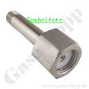 Flaschenanschluss Stutzen - NEN RU3 x 1/4" NPT AG -...