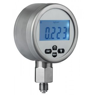 Digitalmanometer 0 - 25 bar - Genauikeitsklasse 0,4% - Ø 80 mm - Anschluss G 1/4" AG unten - Edelstahl