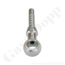 Ringnippel für G 1/8" AG Hohlschraube Ø 10 mm x 6 mm Schlauchtülle - Pressnippel DN6 - 280 bar - Stahl