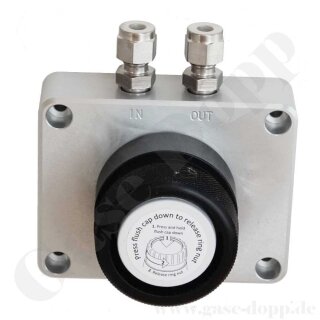 Einzel Standfuß für Gas Filter SGT - 1/4" Edelstahl - GCE SGT-B0010-S4