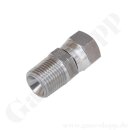 Reduzierung 1/2" NPT AG x 3/4"-16 UNF IG - 350 bar - Edelstahl