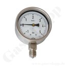 Manometer -1 / 5 bar - Ø 100 mm - KL 1.0 -...