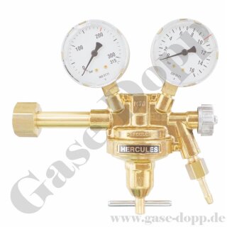 Helium Argon Edelgas Druckminderer 200 bar / 0 - 10 bar - Eingang W21,8x1/14" DIN 477-1 Nr.6 Ausgang G 1/4" AG - ClassiControl