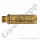 Sicherheitsventil - bestellbarer Ansprechdruck 0,2 - 25 bar -  G 1/2" RH AG - Messing 25,0 bar