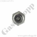 Reduzierung G 1/4" AG x G 1/4" IG ÜM fld - AG konisch dichtend auf IG flachdichtend - 400 bar - Edelstahl