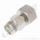 Restdruckadapter W30x2 AG x W30x2 IG ÜM - MultiAdapter DIN 477-5 Nr. 54 / 56 / 59 - Fülladapter mit PIN Eindrücker für 300 bar Flaschen mit Restdruckventil - 300 bar - Messing vernickelt